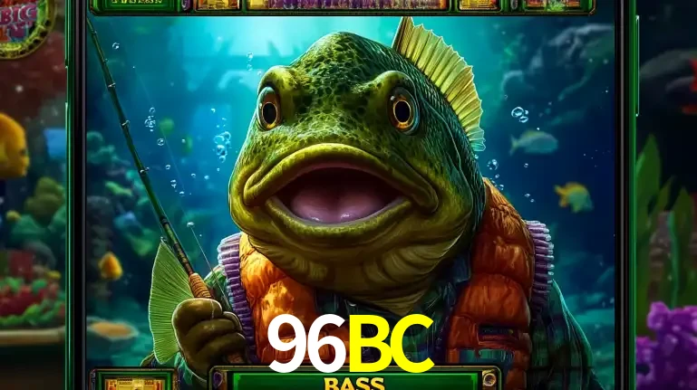 Personagem de peixe pescador do popular jogo de slot com tema de pescaria, uma das emocionantes opções de caça-níqueis para jogar e ganhar no cassino 96BC.